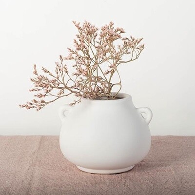 Squatty Ceramic Vase