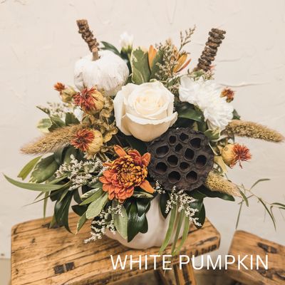 Ceramic Pumpkin Centerpiece