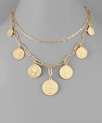 Multi-Layer Coin Necklace
