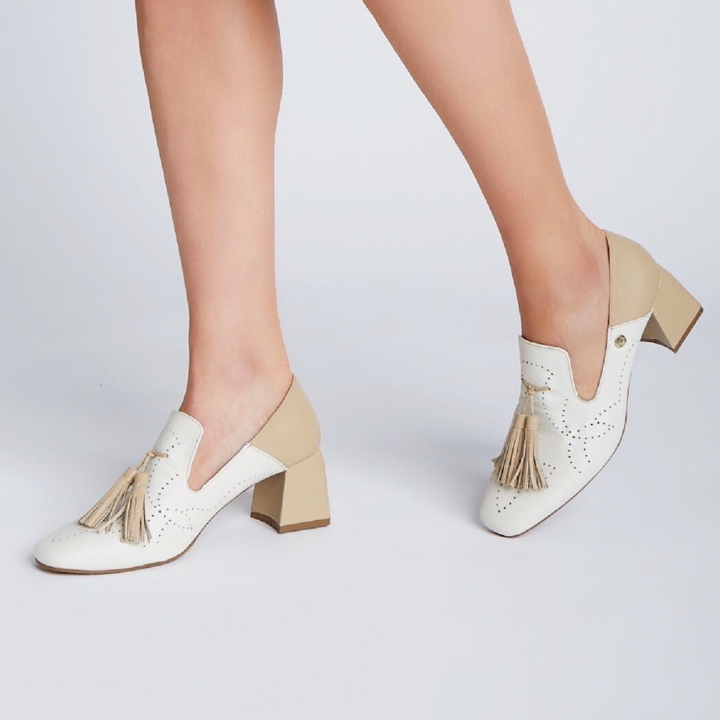 Flow Tassel Block Heel, Size: 37