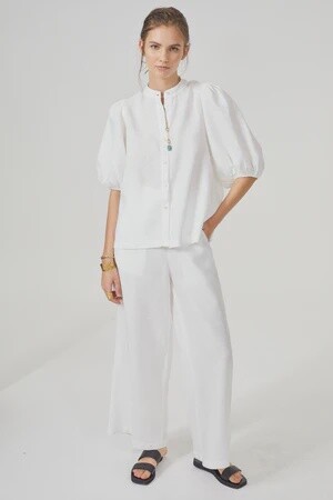 White Bubble Shirt, Size: XS