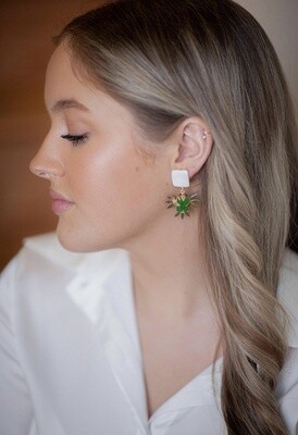 Green Sugar Maple Earring