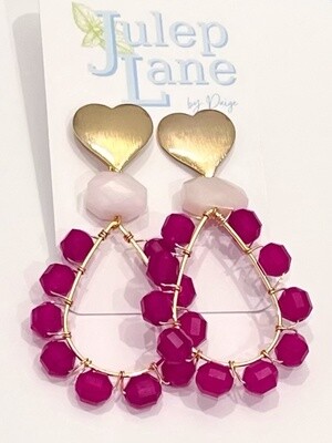 Julep Lane Valentine Day Earrings
