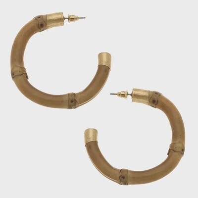 Felicity Bamboo Hoop Earrings