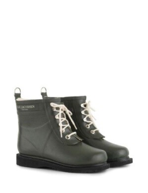 Ankle Rubber Tie Boot