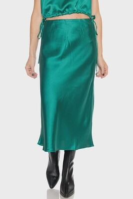 Adonia Slip Skirt | Emerald