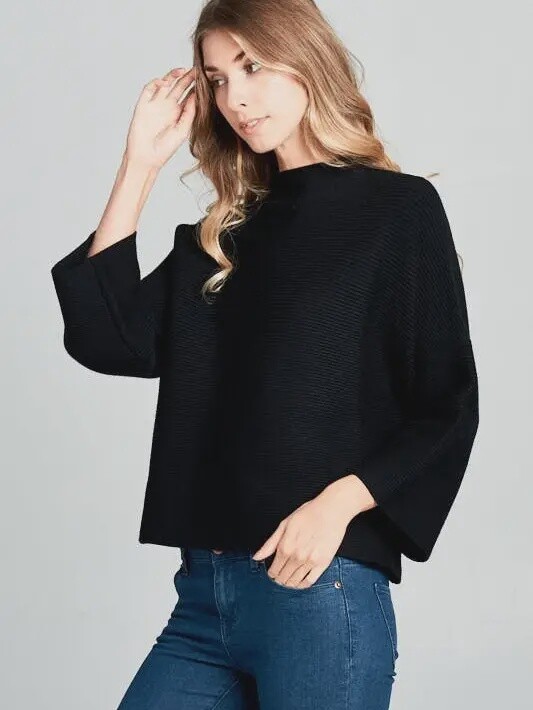 Collins Top | Black, Size: Small