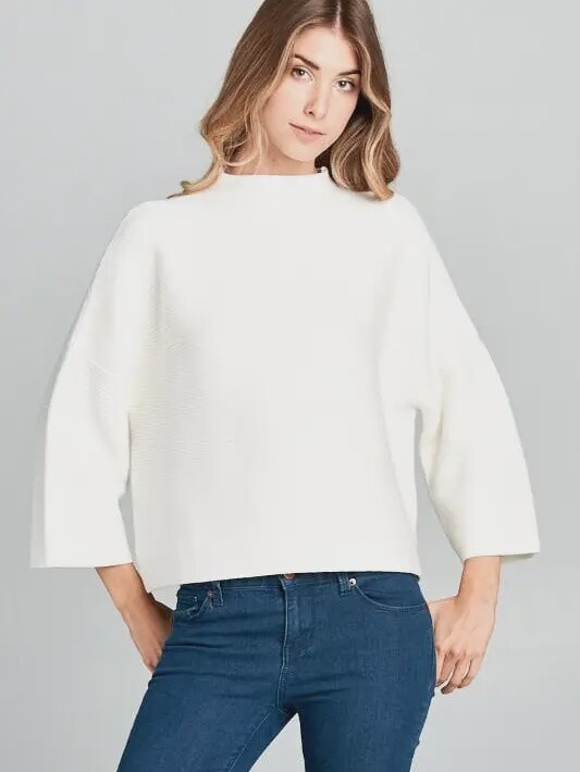 Collins Top | Ivory, Size: Small
