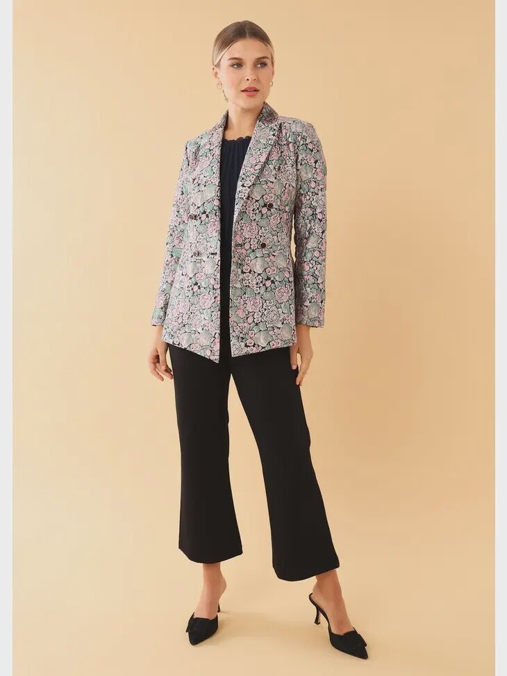 Calvin Blazer Bursting Blooms, Size: Small