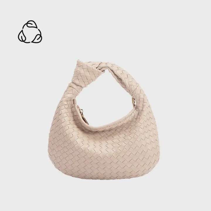 Drew Recycled Vegan Handle Bag | Ivory