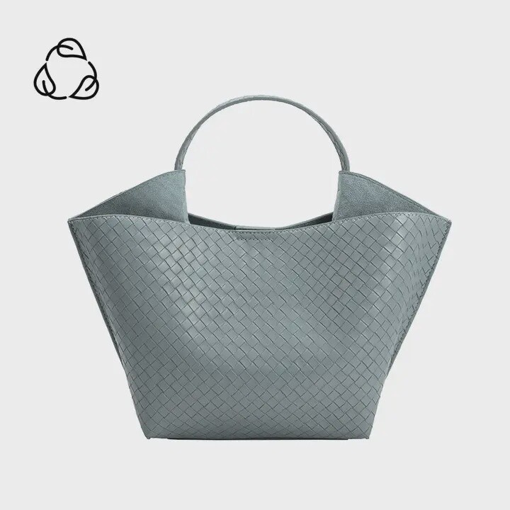 Terri Recycled Handle Bag | Sky