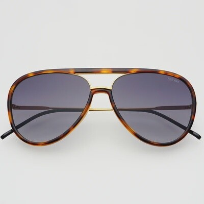 Shay Sunglasses | Tortoise/Gradient Gray