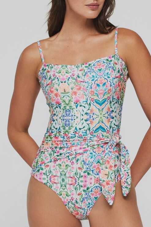 Genevieve Bandeau One-Piece Swimsuit