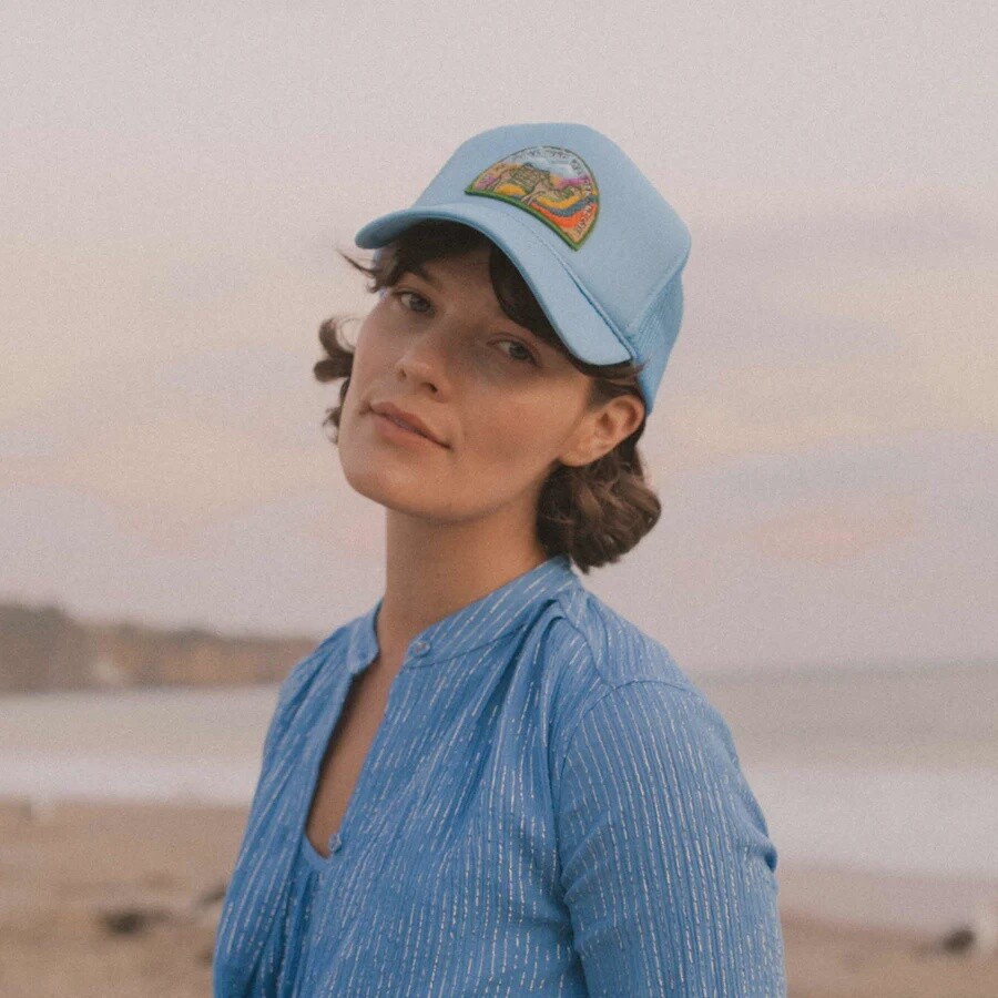 Not All Those Who Wander Trucker Hat | Azure
