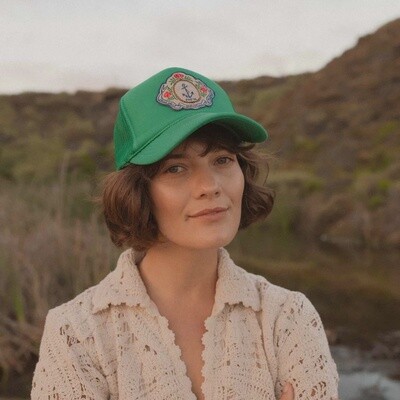 Sally Sells Seashells Trucker Hat | Green