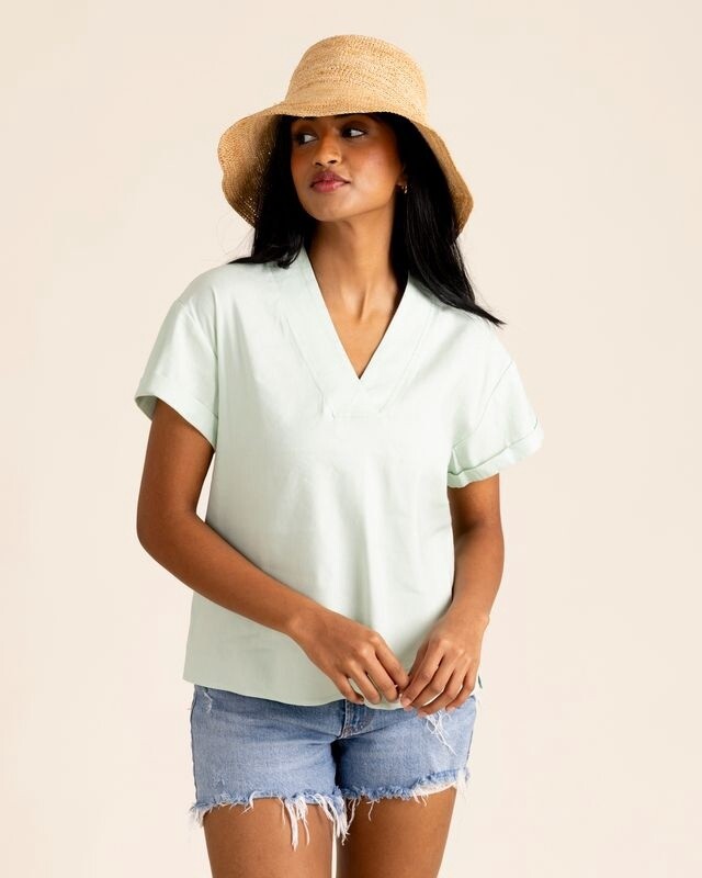 Jillian Top Sea Glass
