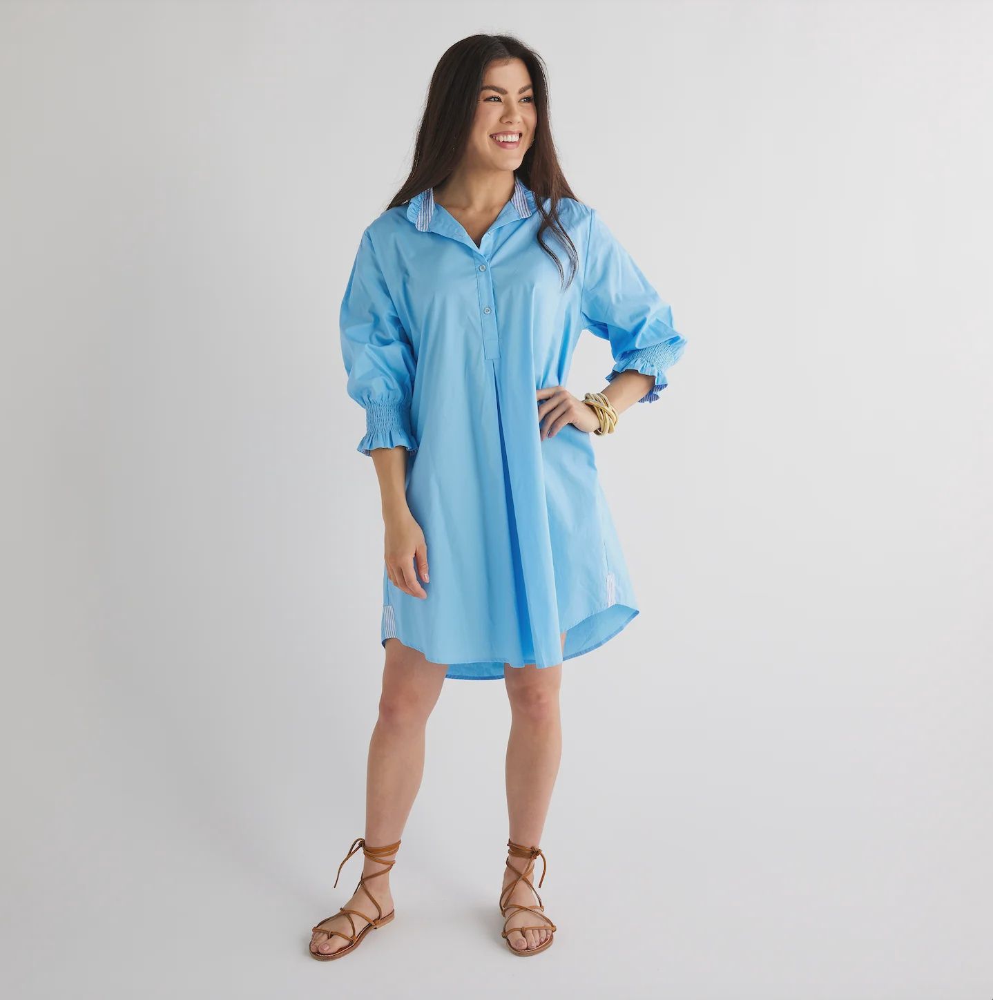 Kimberly Dress Blue, Size: One Size