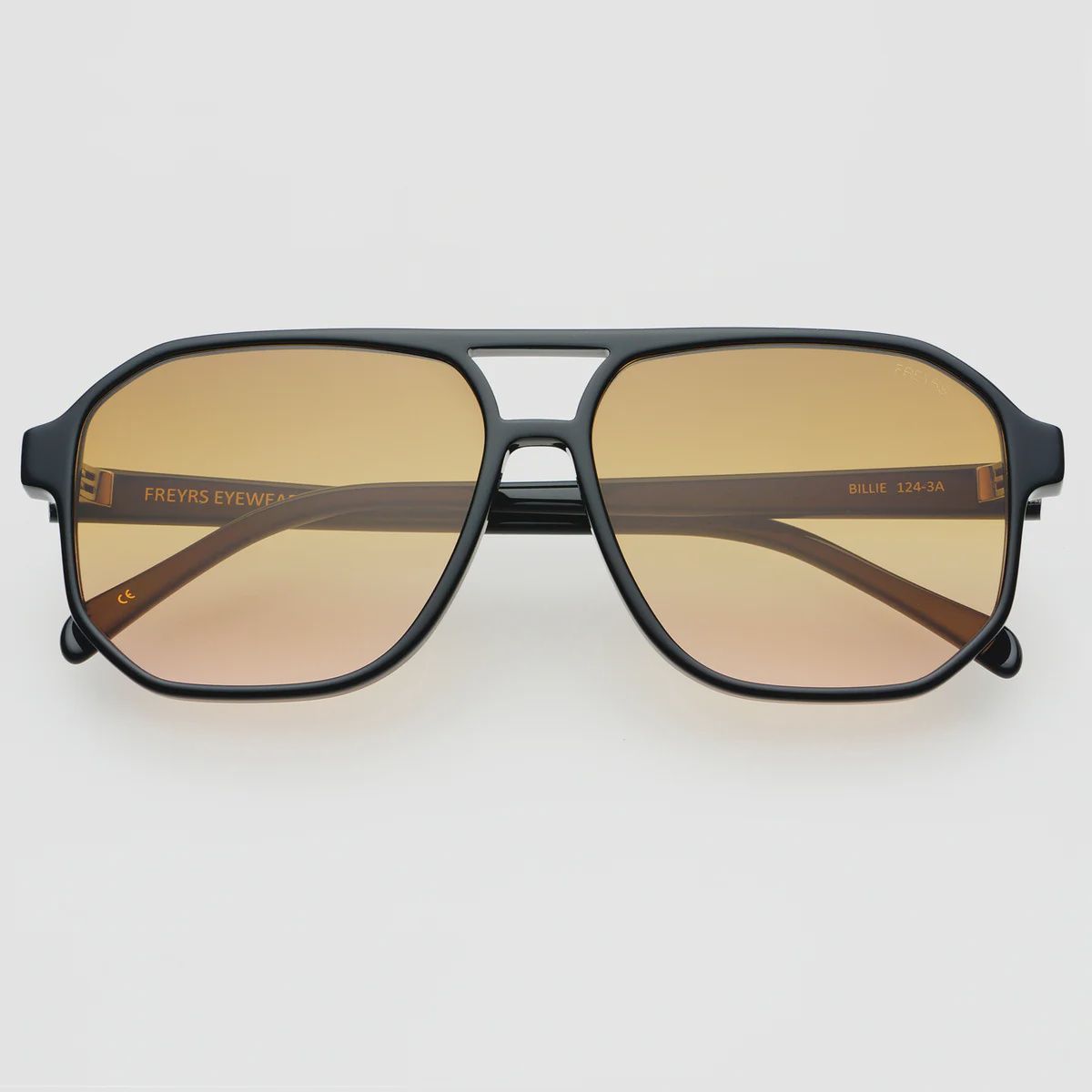 Billie Sunglasses, Colour: Black/Brown