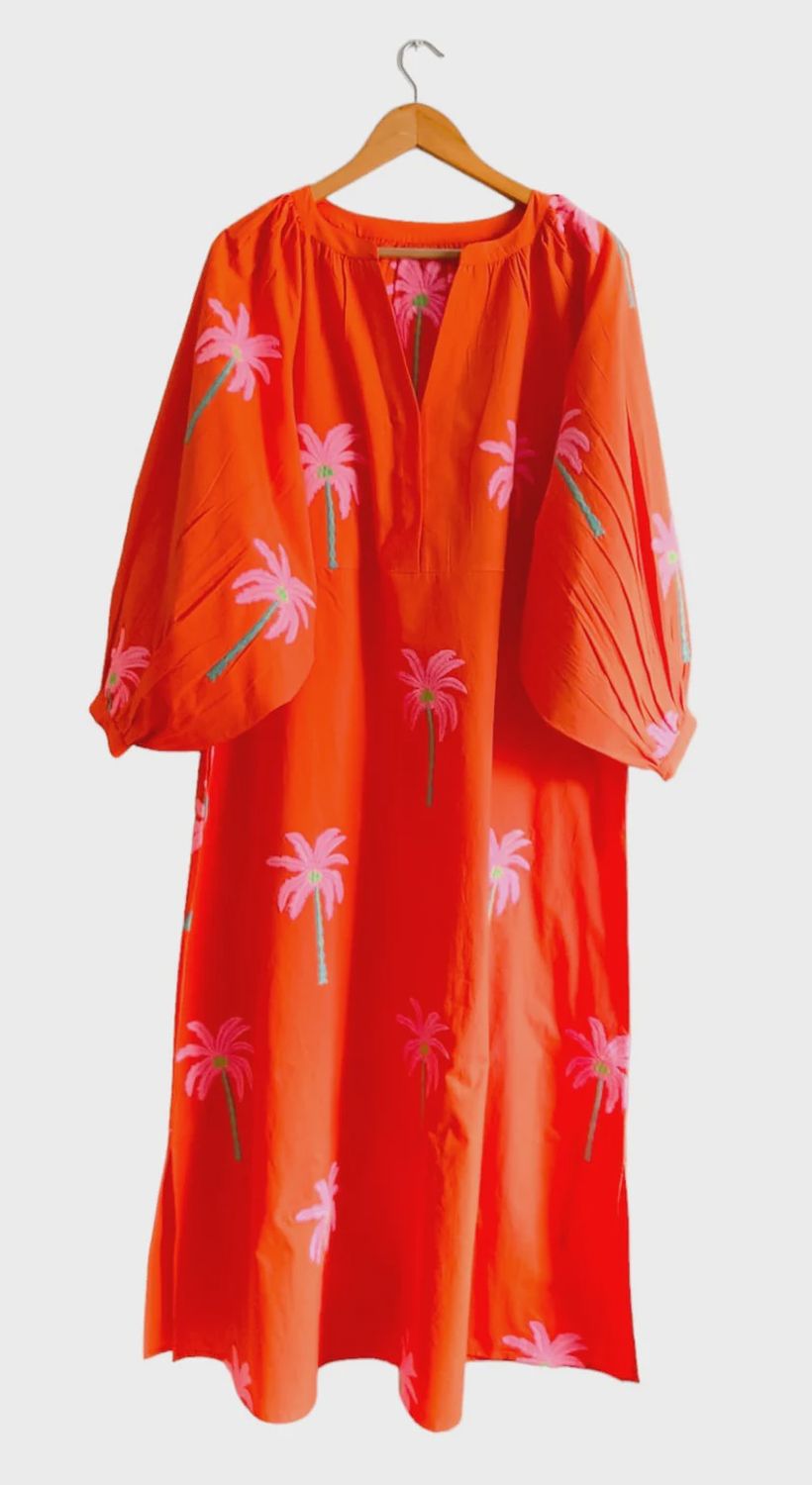 Orange Beach  Palms, Size: One Size
