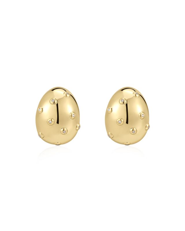 Mini Pave Molten  Studs