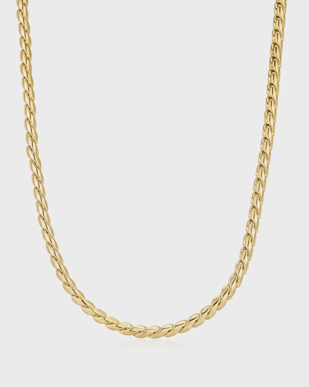 Daisy Rope Chain Necklace, Colour: Gold