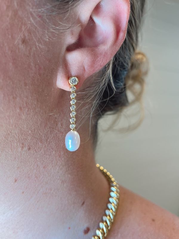Pearl Drop Studs