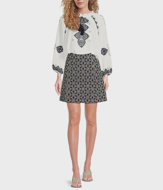 Mackie Embroidered Top
