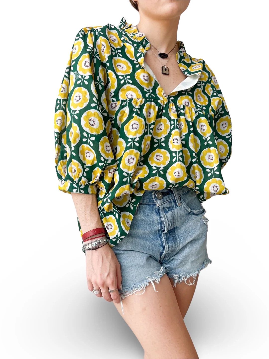 Katie Blouse, Size: One Size