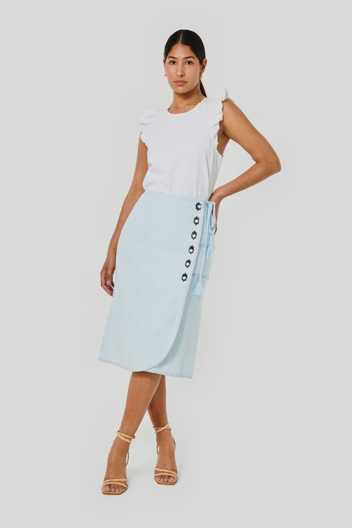 Eliana Skirt Baby Blue