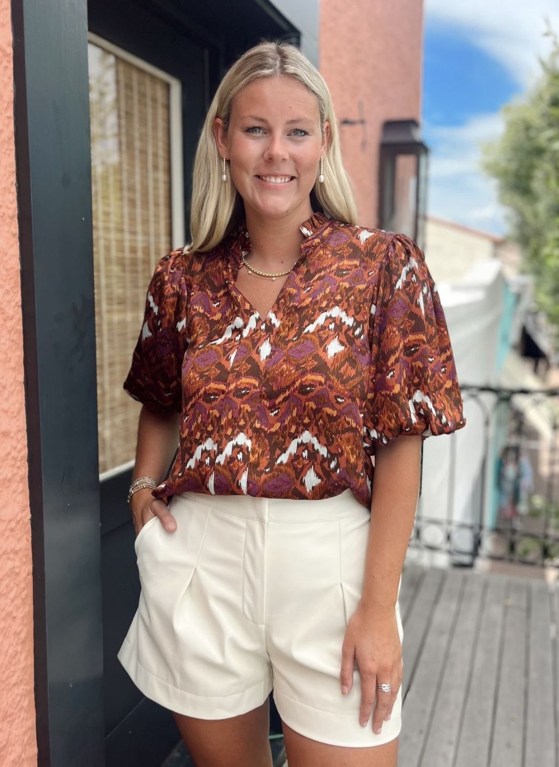 Fall Print Top