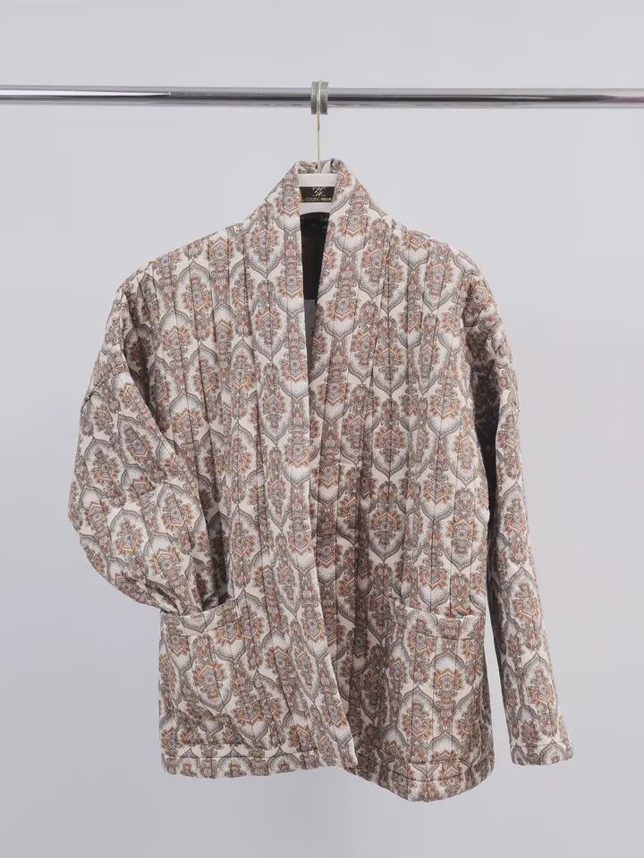 Quilted Jacket Brown