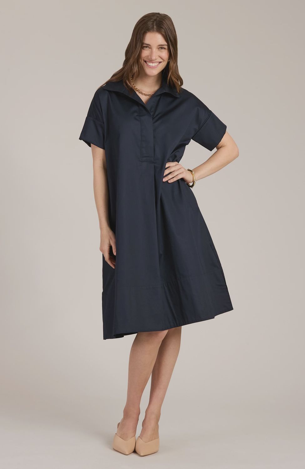 Addie Midi Shirtdress