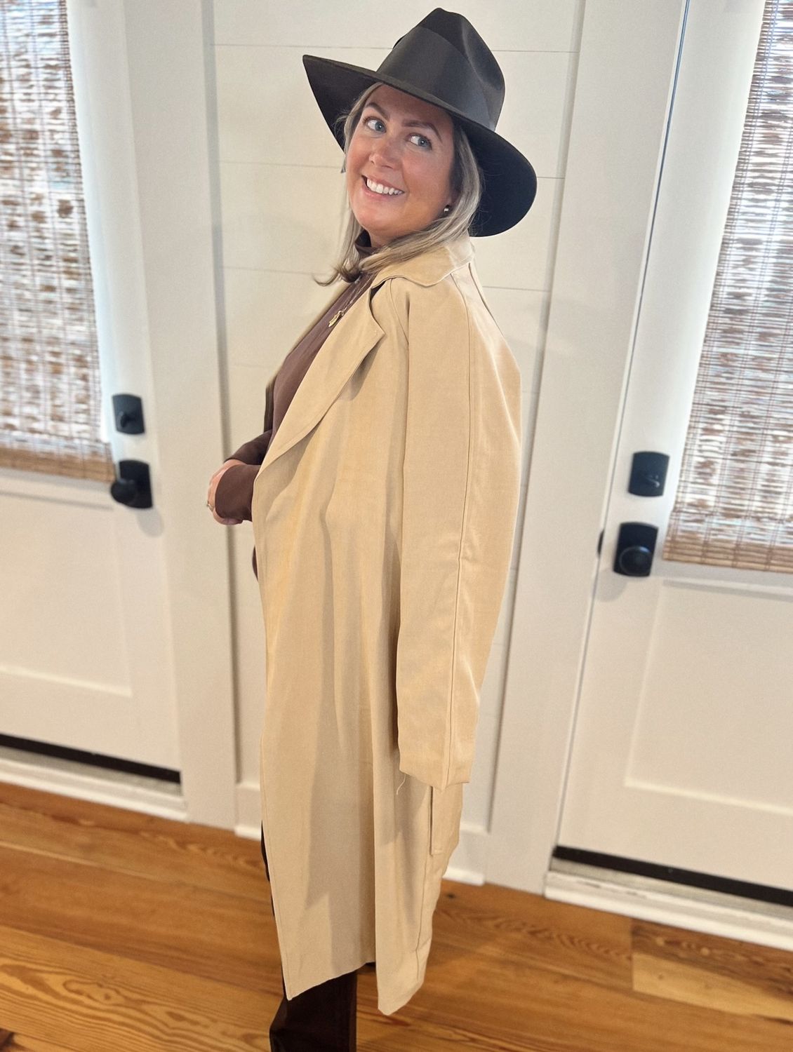 Harris Trench Coat, Size: XS