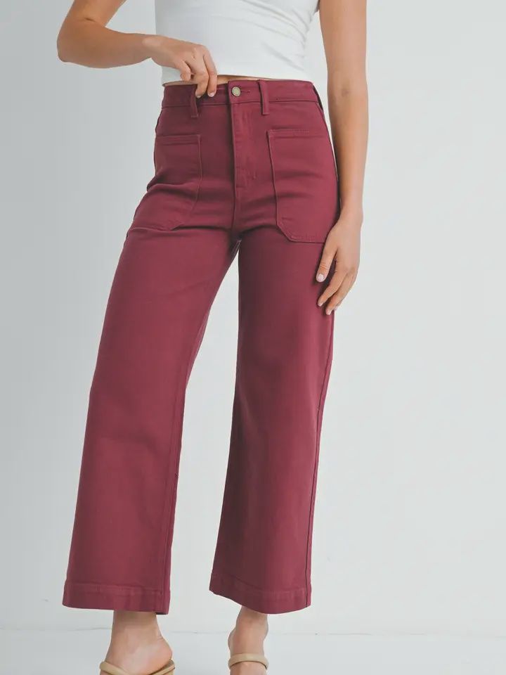 Utility Pant Burgundy, Size: 24