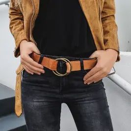 Josie Belt in Cognac, Size: O/S
