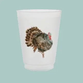 Turkey Frosted Cups | Set of 6