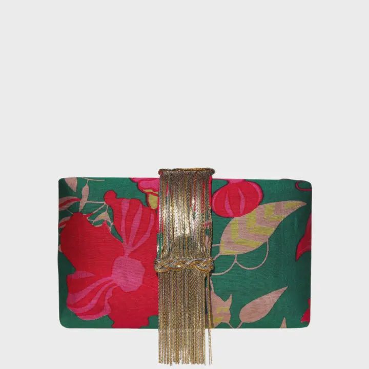 Island Fringe Clutch