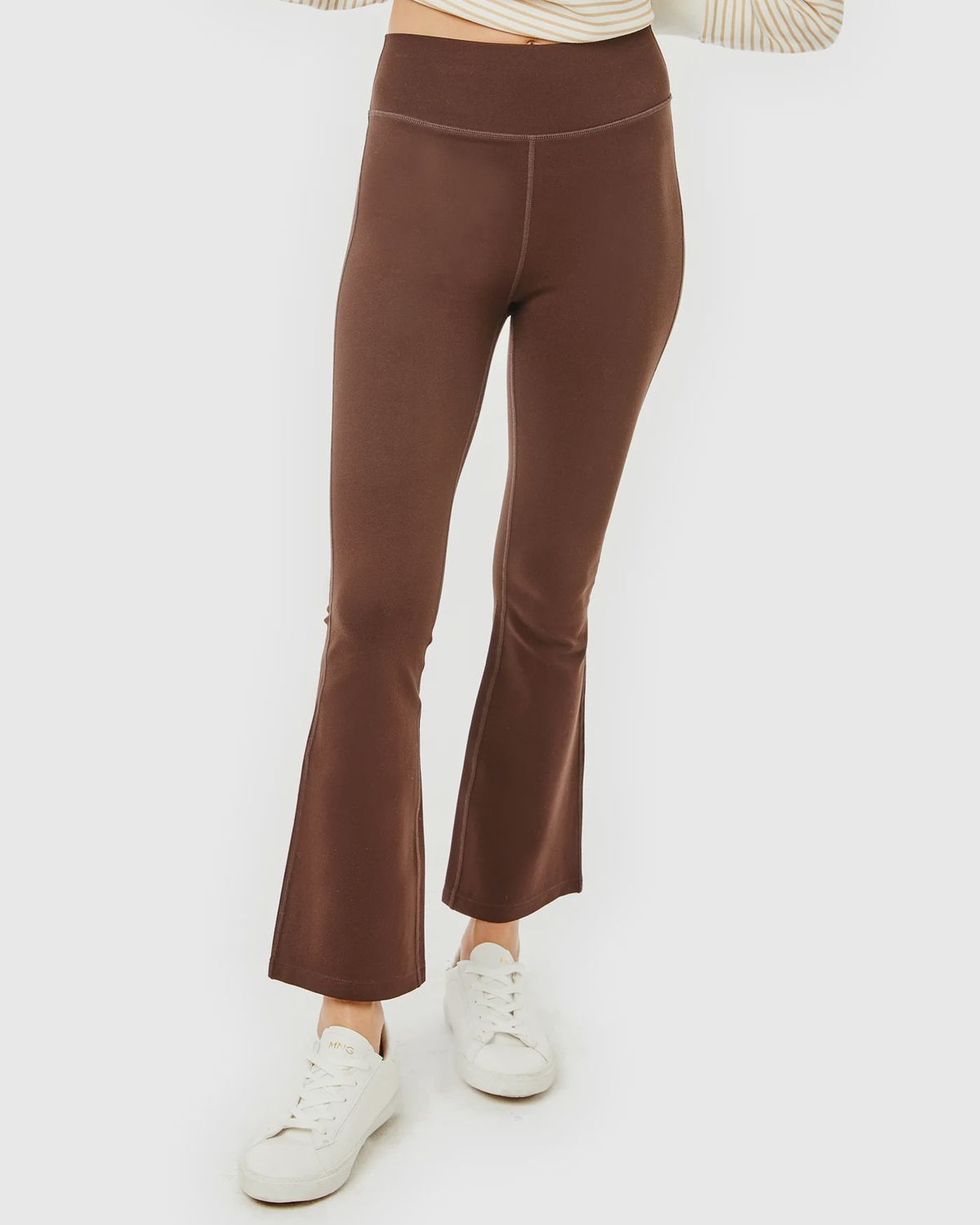 University Flare Pant in Chocolate