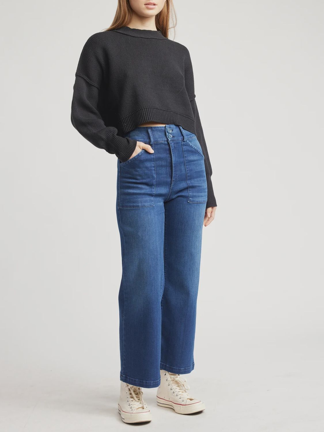 Aria Pant in Dark Wash