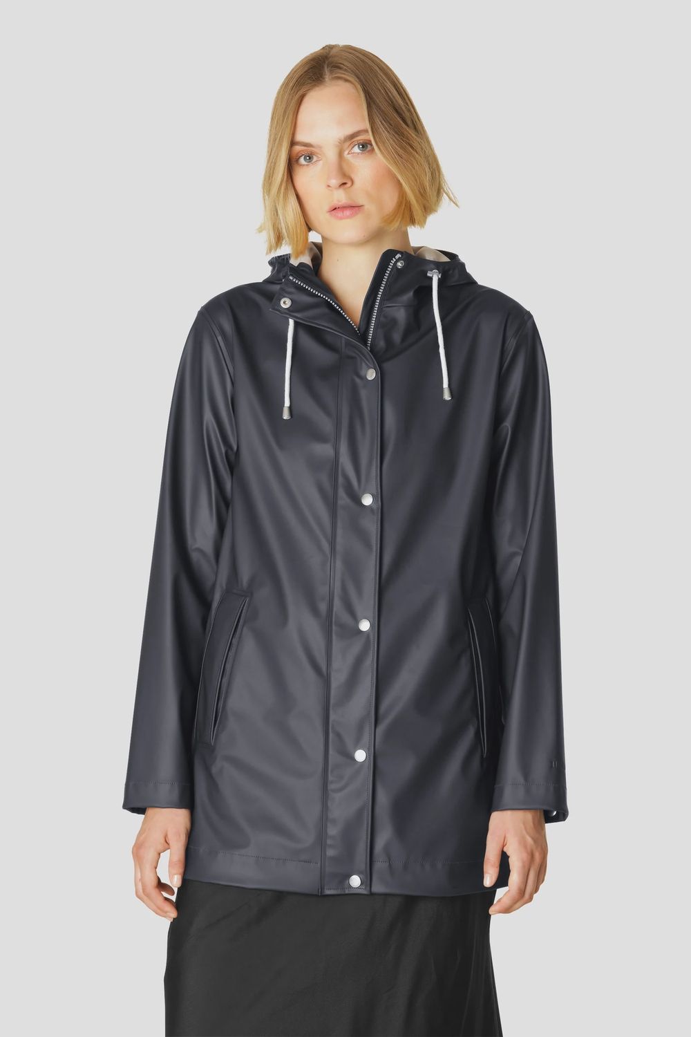 Rain Jacket in Dark Indigo, Size: 36