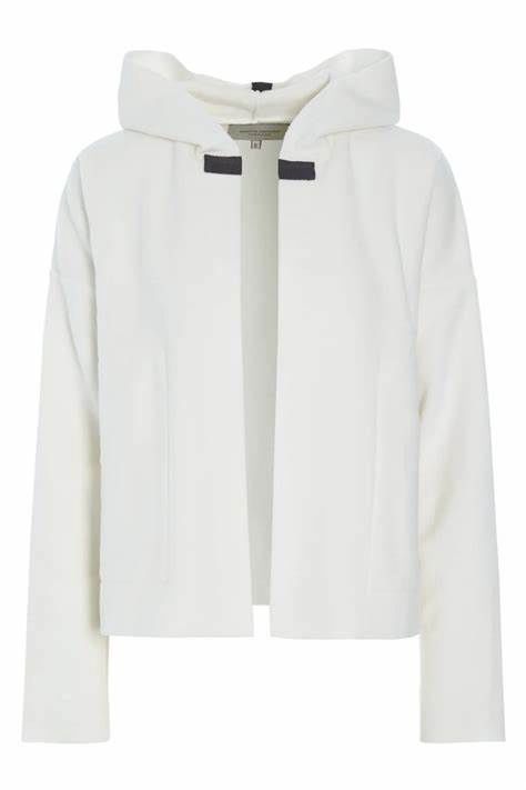 Sporty Cardigan in Off White, Size: Small