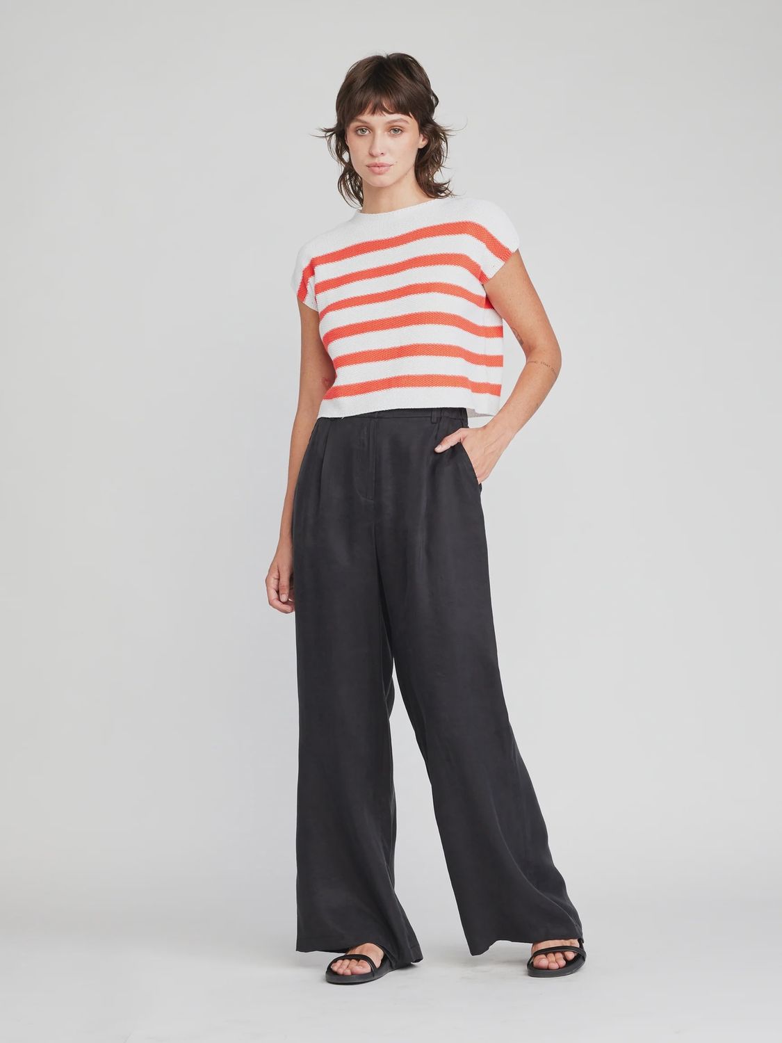 Gillian Crop Sweater Tee