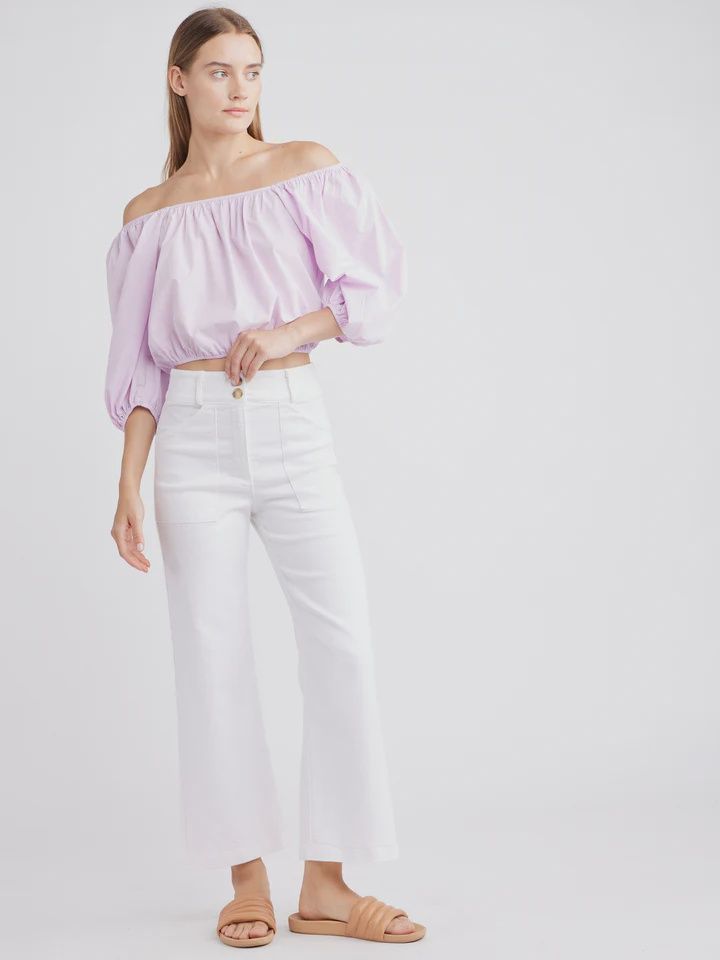 Aria Pant in White
