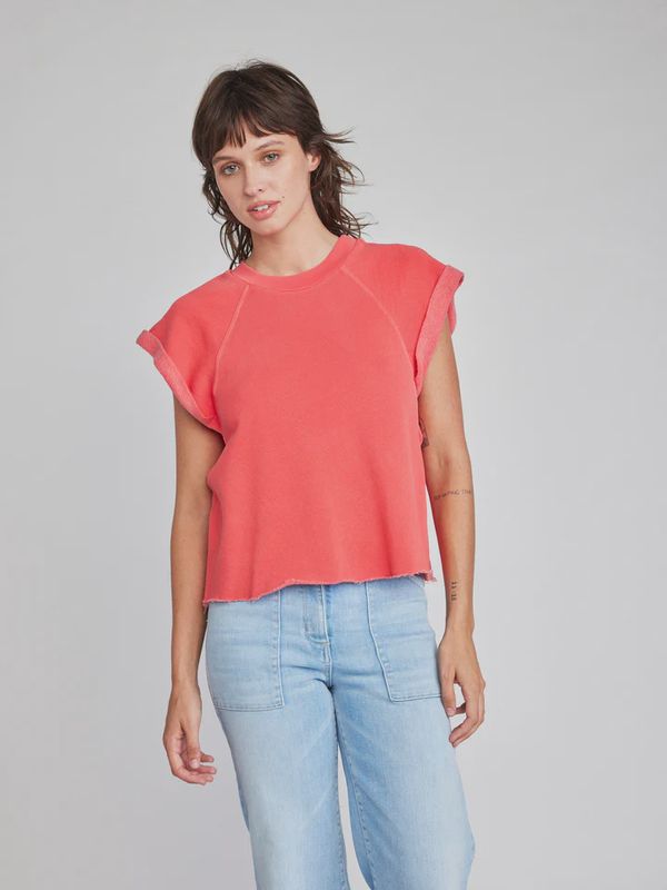 Wesley Sweatshirt Top in Watermelon
