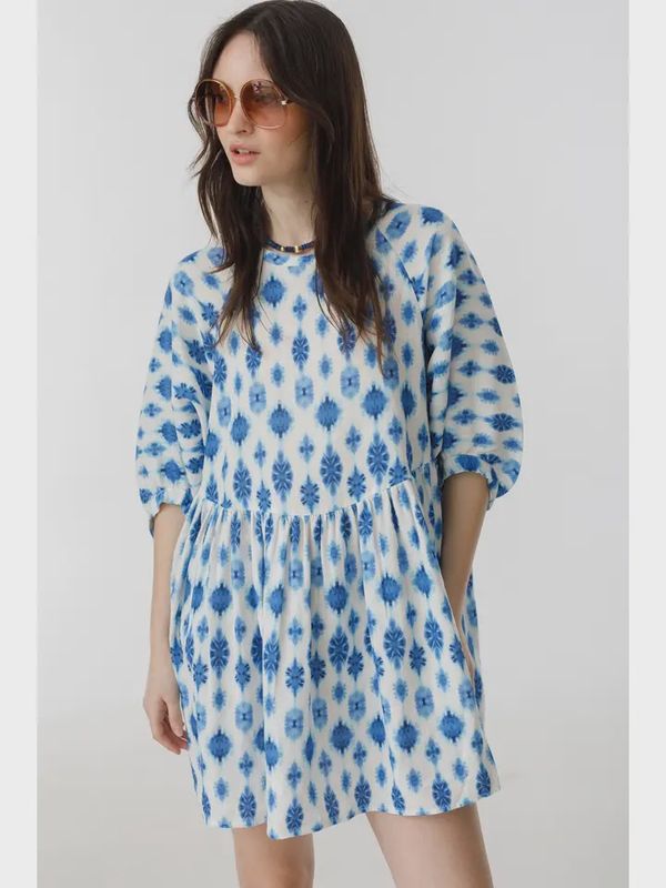 Alcala Dress in Hamptons Print