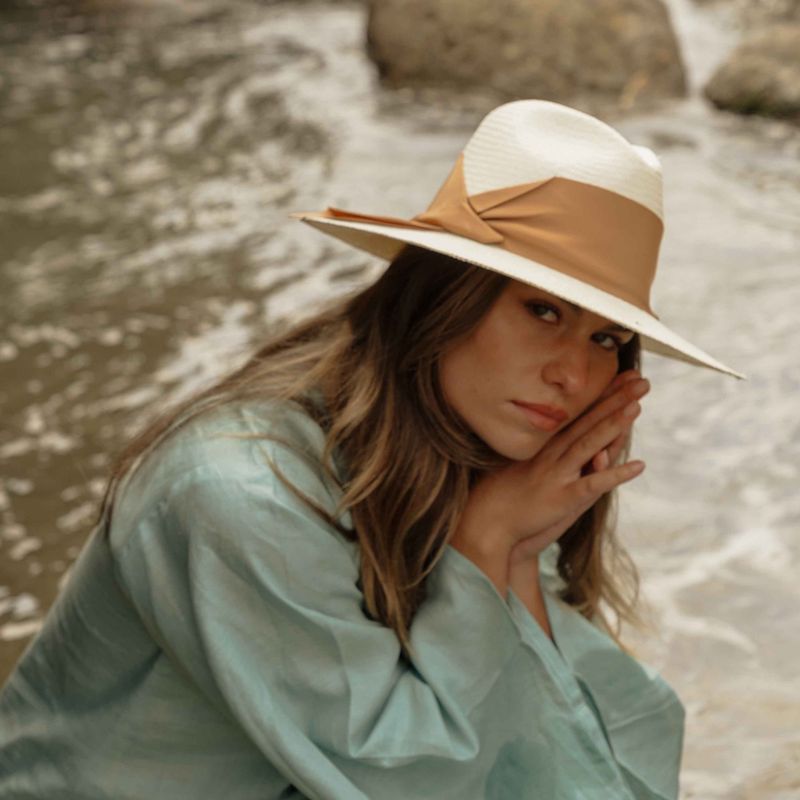 Gardenia Hat | Nat/Tan