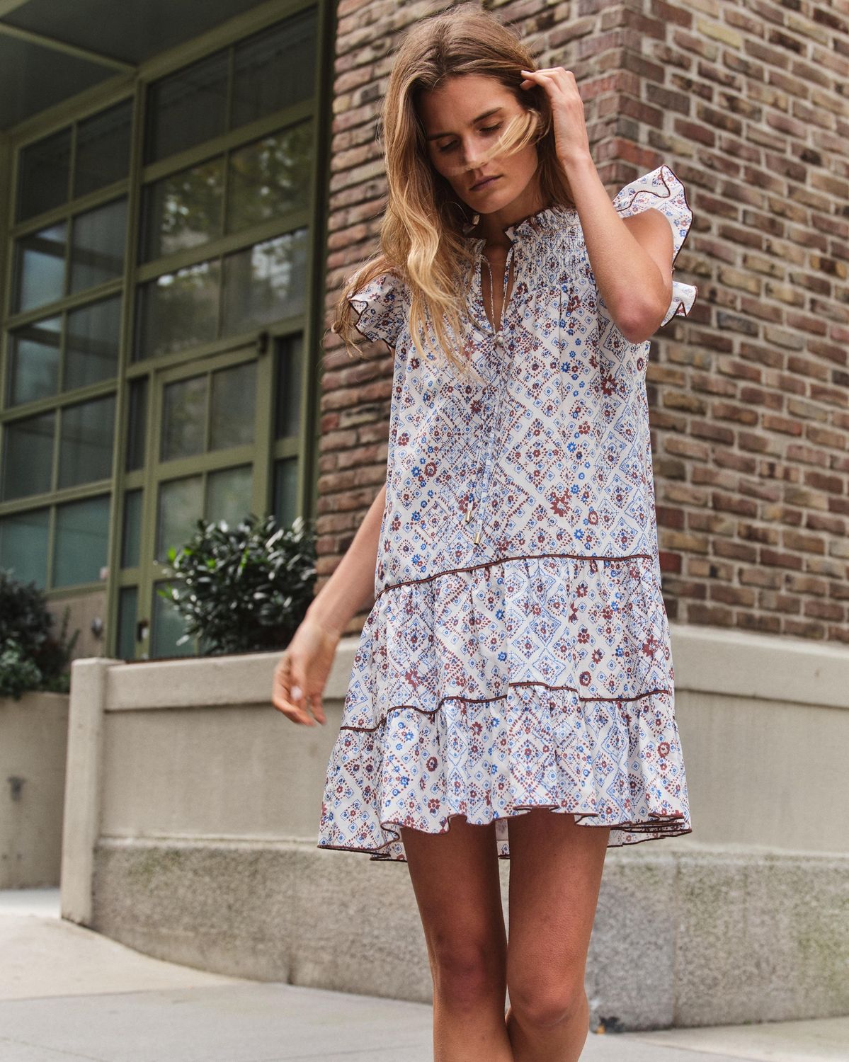 Gabriella Dress in Via De Mezzo, Size: XS