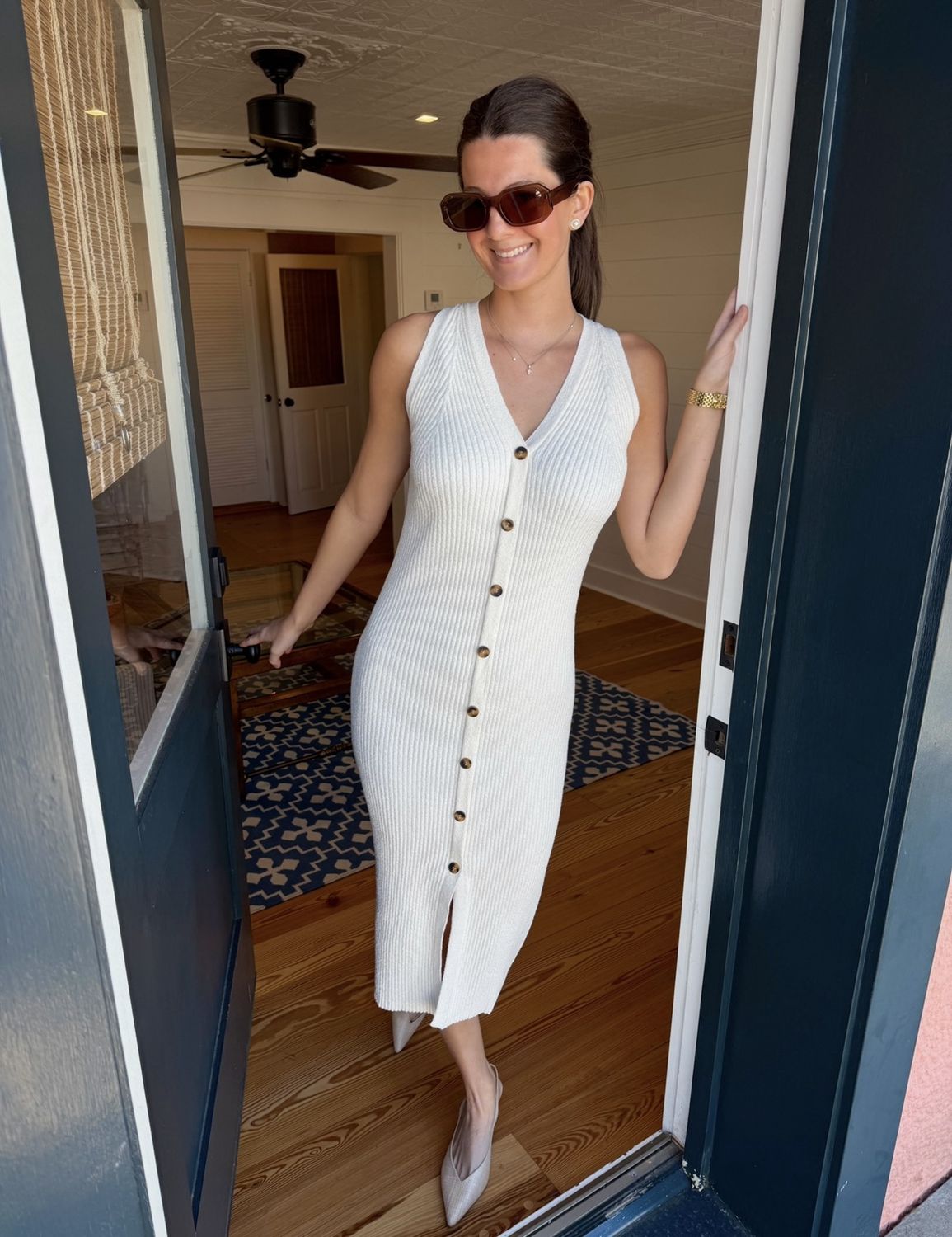 Ribbed Knitted Dress