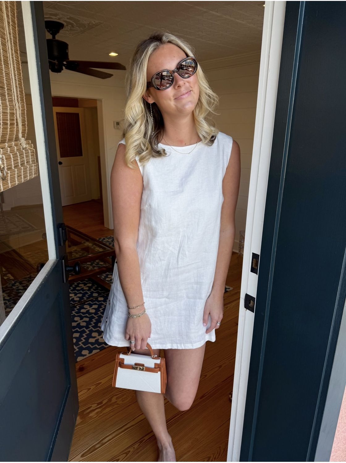 Linen Mini Dress