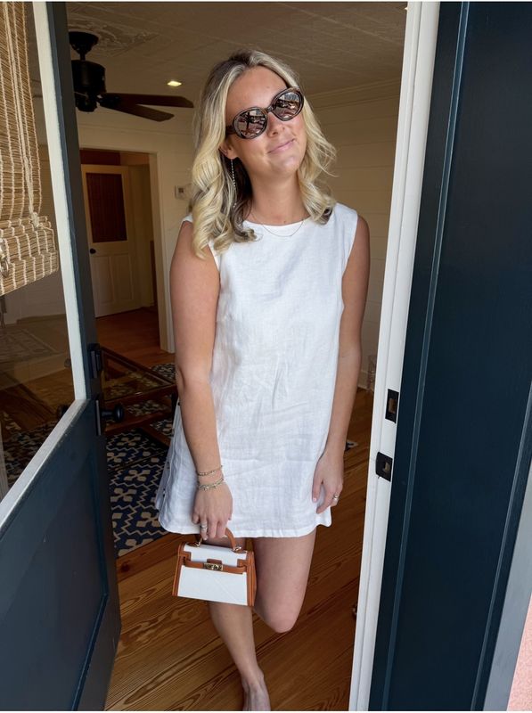 Linen Mini Dress